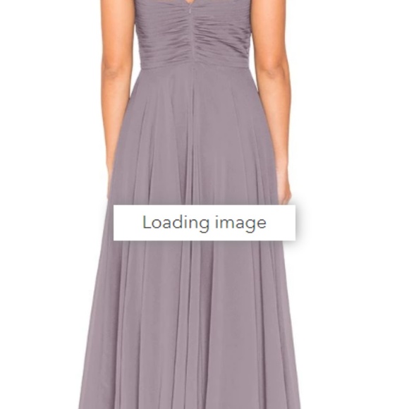 Brideside Shonda Bridesmaid Dress - Sugar Plum - Picture 2 of 2